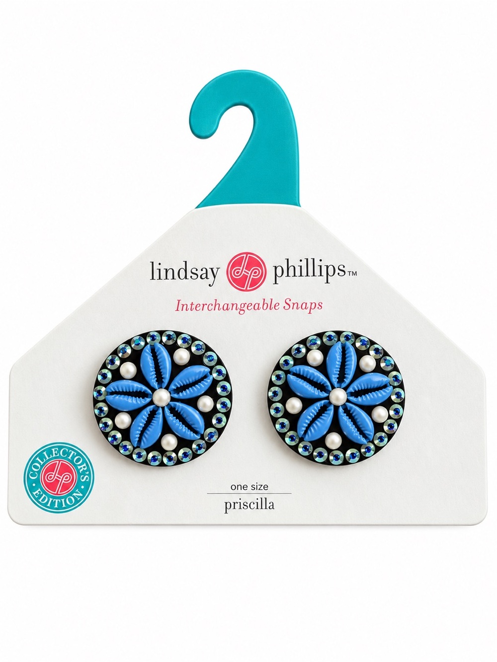 NWT Lindsay Phillips Collectors Edition Interchangeable Decorative Shoe Snaps  "